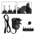 12V 12W 30W Universal Adapter AC to DC with 6 DC plugs Adjustable Voltage Power Supply